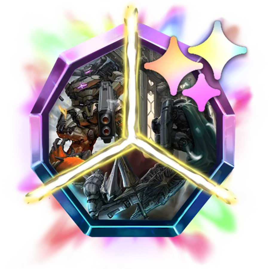 Frament de carte alternative S Foil spécial rare lancer, Tanker et Knight de saison 2 Mantris cross the ages